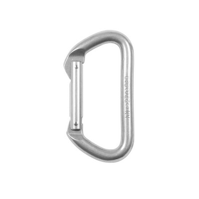 Silver Locking D Carabiner