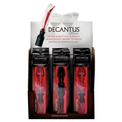 Clear Model Decantus™ Aero Wine Aerating Pourers Display Set