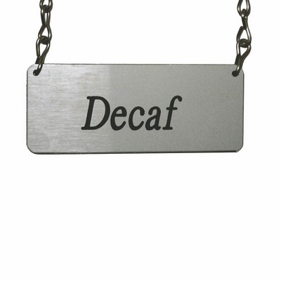 Stainless Airpot Identification Chain (Decaf)