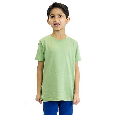 Youth Organic Fine Jersey Short Sleeve Tee Shirt