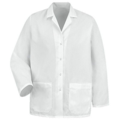 Red Kap™ Women's Specialized Lapel Counter Coat w/Four Gripper - White