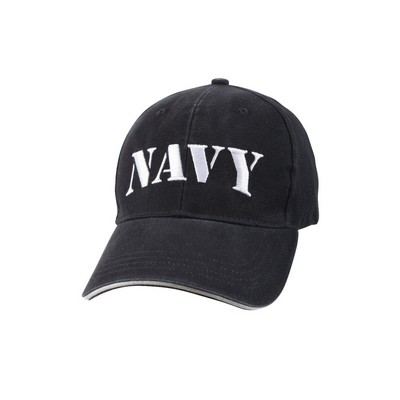 Vintage Blue Navy Deluxe Low Profile Insignia Cap