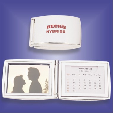 Silver Plated Perpetual Calendar Photo Frame (Laser Engrave)