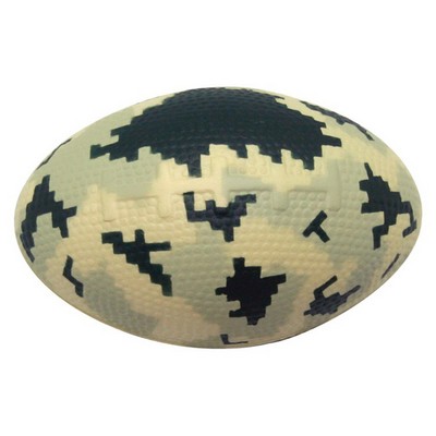 Digital Camo Football Squeezies® Stress Reliever