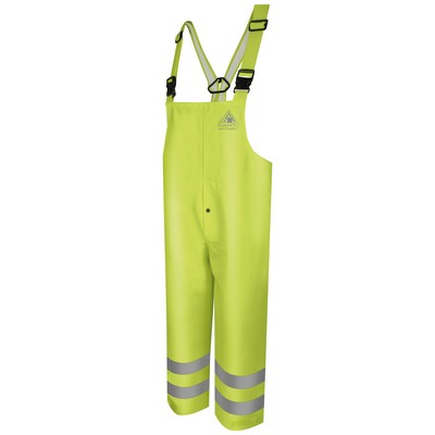 Bulwark® Men's FR Hi-Visibility Rain Bib Overalls