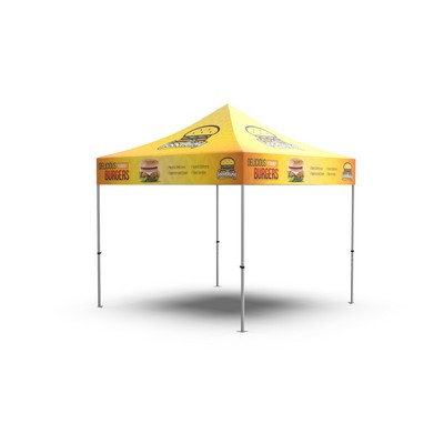 10'x10' Pro Grade Steel Pop Up Canopy w/600 Denier Polyester