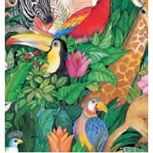 Jungle Paradise Celebration Gift Wrap (417'x30" or 36")