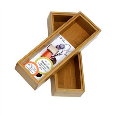 Bamboo Organization Box (3"x6") - Set of 2