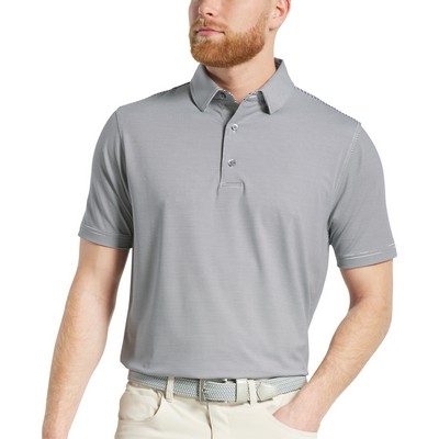 FootJoy MicroFeeder Stripe Lisle Polo