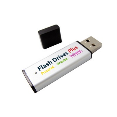 1GB Stick USB Flash Drive With Black Cap & Trim