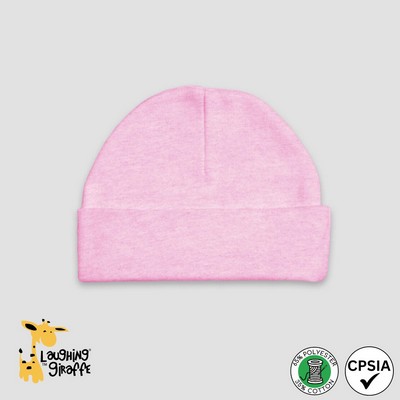 Baby Beanie Hats Cotton Candy Pink 65% Polyester 35% Cotton- Laughing Giraffe®