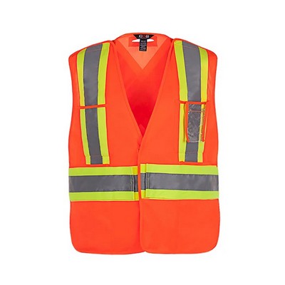 Protector Adult Tricot Hi-Vis 5 Point Tear Away Vest