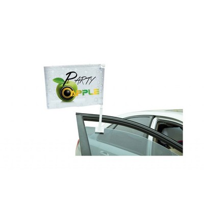 20" Drivable Double-Sided Premium Car Window Flag