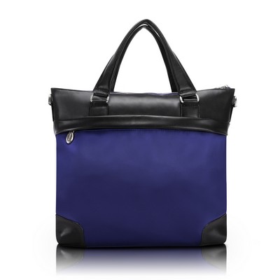 EASTWARD | 15" Navy Nylon Slim Laptop Case | McKleinUSA