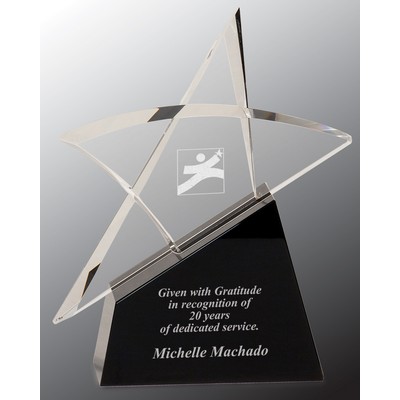 Crystal Outline Star Award