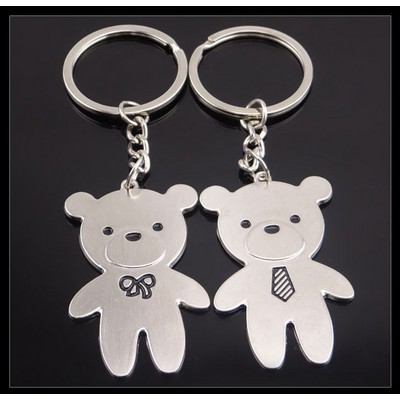 One Pair Lovers Bears Key Chain