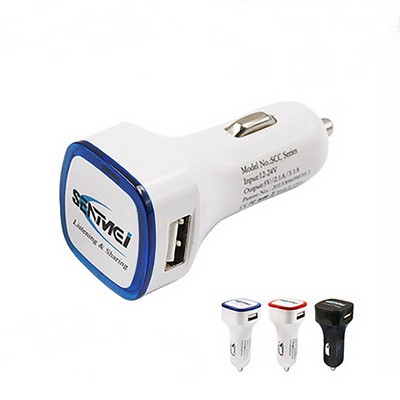 Mini Dual USB Port Car Charger