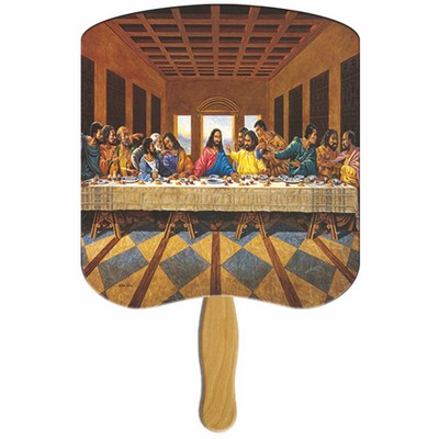 Ethnic Last Supper Hand Fan Full Color (2 Sides)