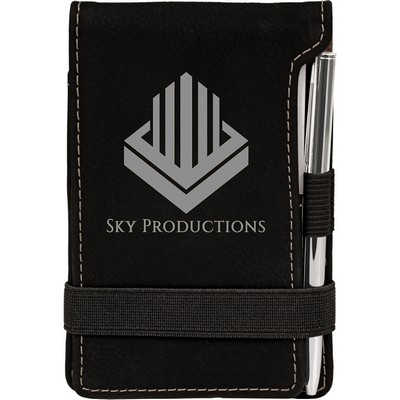 Leatherette Notepad and Pen