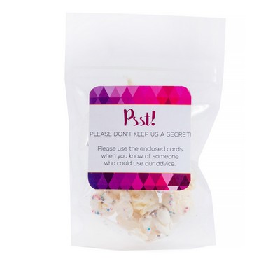 Gourmet Popcorn Birthday Cake Snack Pouch