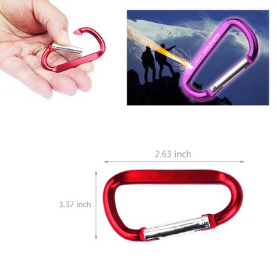 Aluminum Carabiner w/Flat Handle