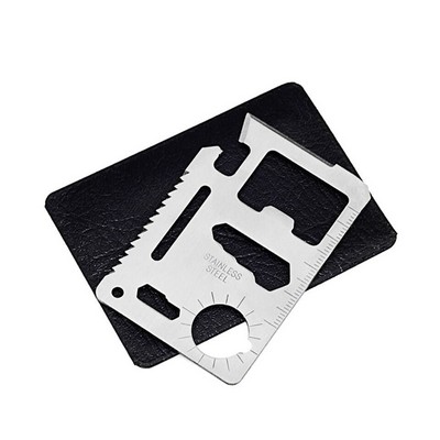 11 in 1 Function Stainless Steel Survival Pocket Tool