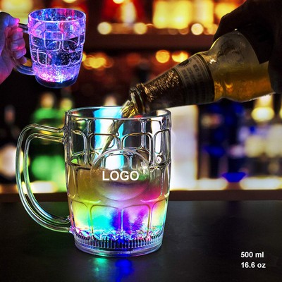 16.6 Oz. Glow LED Beer Mug Flashing Cup