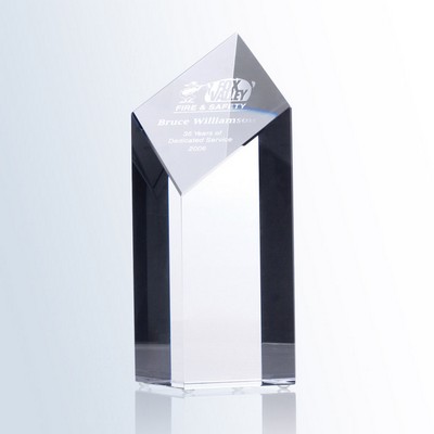 Diamond Tower Medium Optic Crystal Award