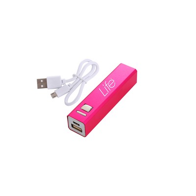 2200Mah Aluminum Power Bank