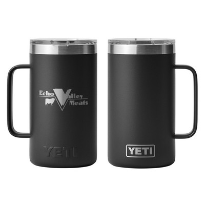 YETI Rambler 24 Oz Mug with MagSlider Lid - Laser Engraved