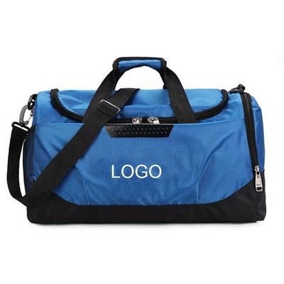 Sports Travel Duffel/Gym Bag w/Shoes Compartment for Men & Women