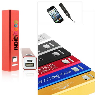 UL Listed 2200mAh Power Bank w/LED Charge Indicator Light