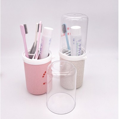 Transparent Portable Travel Toothbrush Cup