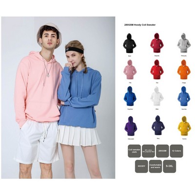 Unisex Stock Hoodie with Kangaroo Pocket - 280 gsm