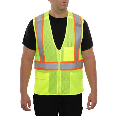 5 Point Breakaway DOT Pocketed Mesh Vest- X Back