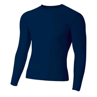 A4 Inc Long Sleeve Compression Crew