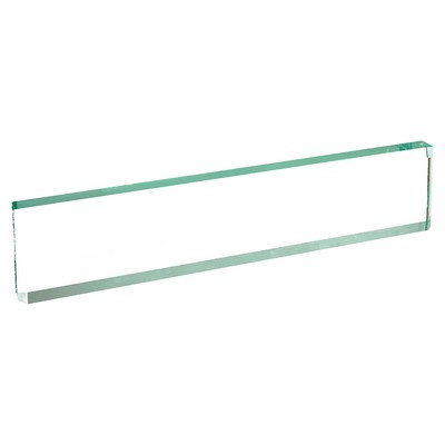 10" x 2" Jade Glass Desk Wedge