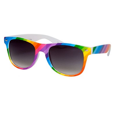 Rainbow Retro Sunglasses