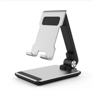 Foldable Square Base Aluminum Alloy Desktop Phone Stand Laptop Stand