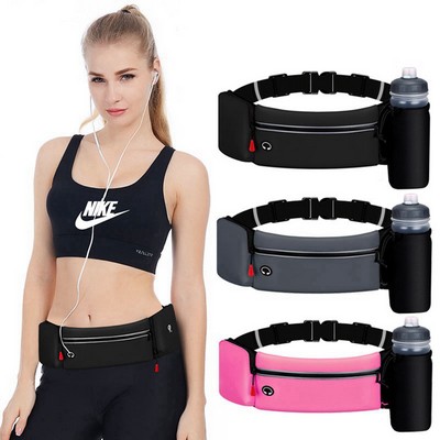 Waterproof Sport Fanny Pack With Water Bottle Holder