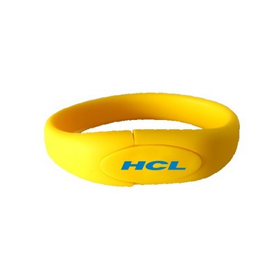 Warrenville Silicon Wristband USB Flash Drive-16G