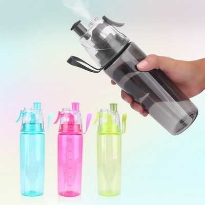 Portable Sports Mist Spray Water Bottle