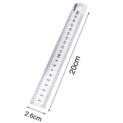 20CM Stainless Steel Ruler