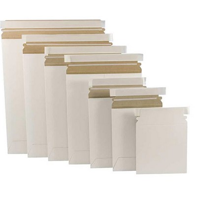 Heavy Duty Flat White Self Seal Cardboard Mailer (12 3/4"x15")