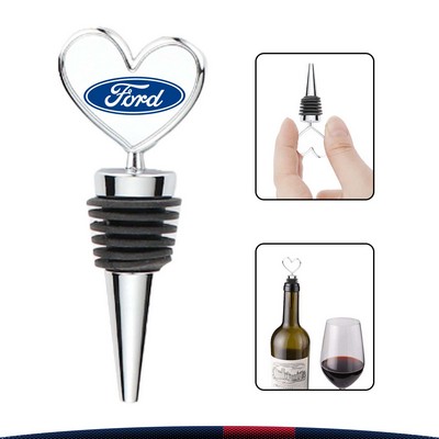 Heart-shaped Head Wine Stopper