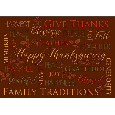 Bounty Of Thanksgiving Greetings