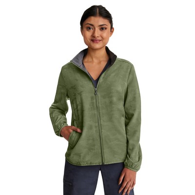 Healing Hands - HH PL Jacquard - Women's 3-Pocket Destini Zipper Front Jacket