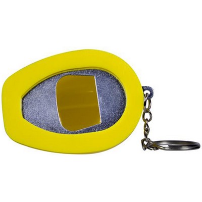 Construction Hat Bottle Opener Keychain