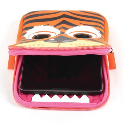 TabZoo 8" Universal Tablet Sleeve w/Tiger Design