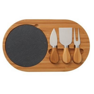 4-Piece Oval Slate Cheese Board